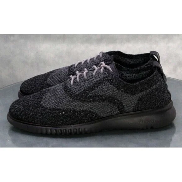 Cole Haan Zero Grand Knit Lite Men's Wingtip OxfordsCasual Shoes Size 8.5 C27563